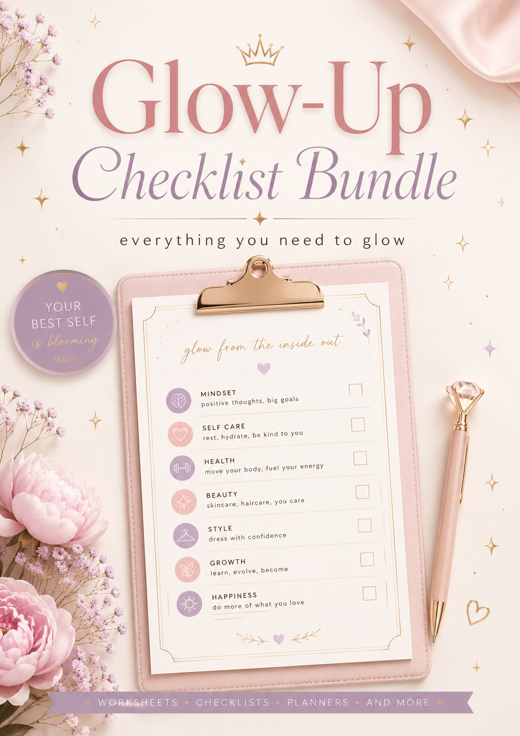 Glow-Up Checklist Bundle