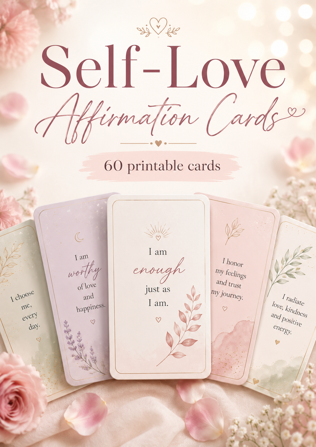 Self-Love Affirmation Cards